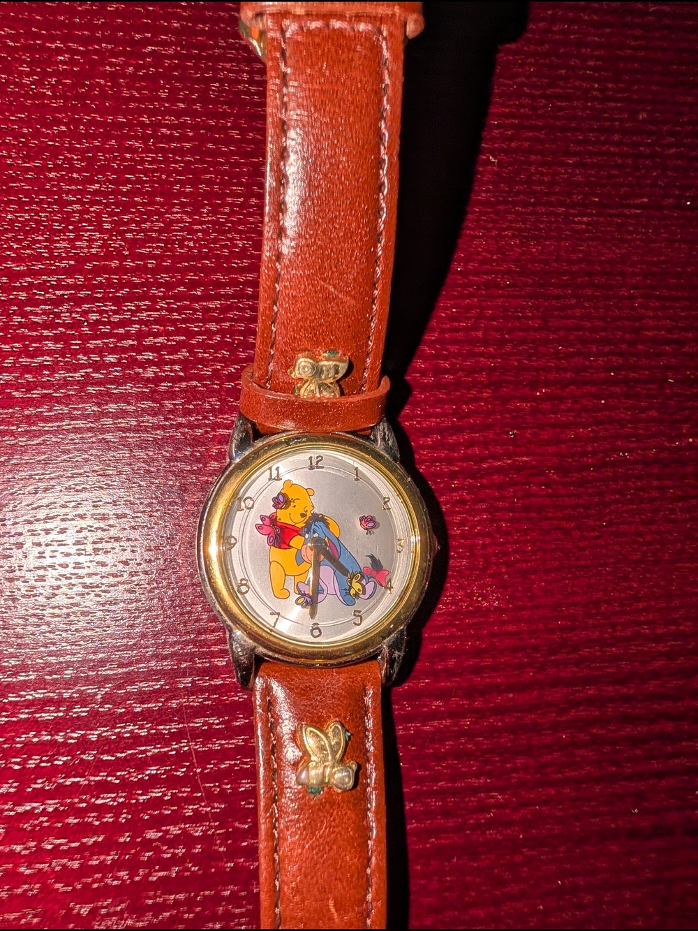 Disney Winnie the Pooh and Eeyore Leather Watch